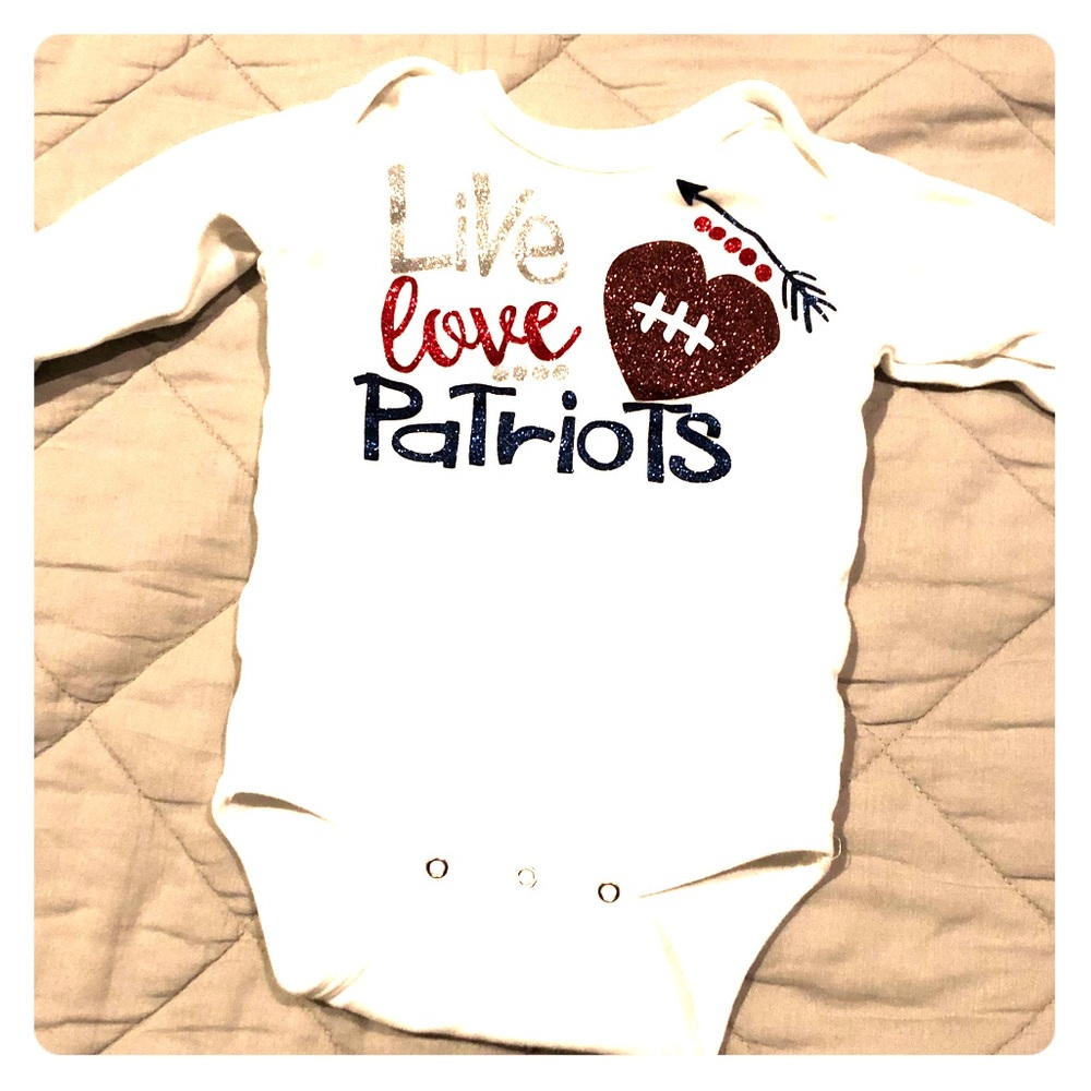New England patriots onesie